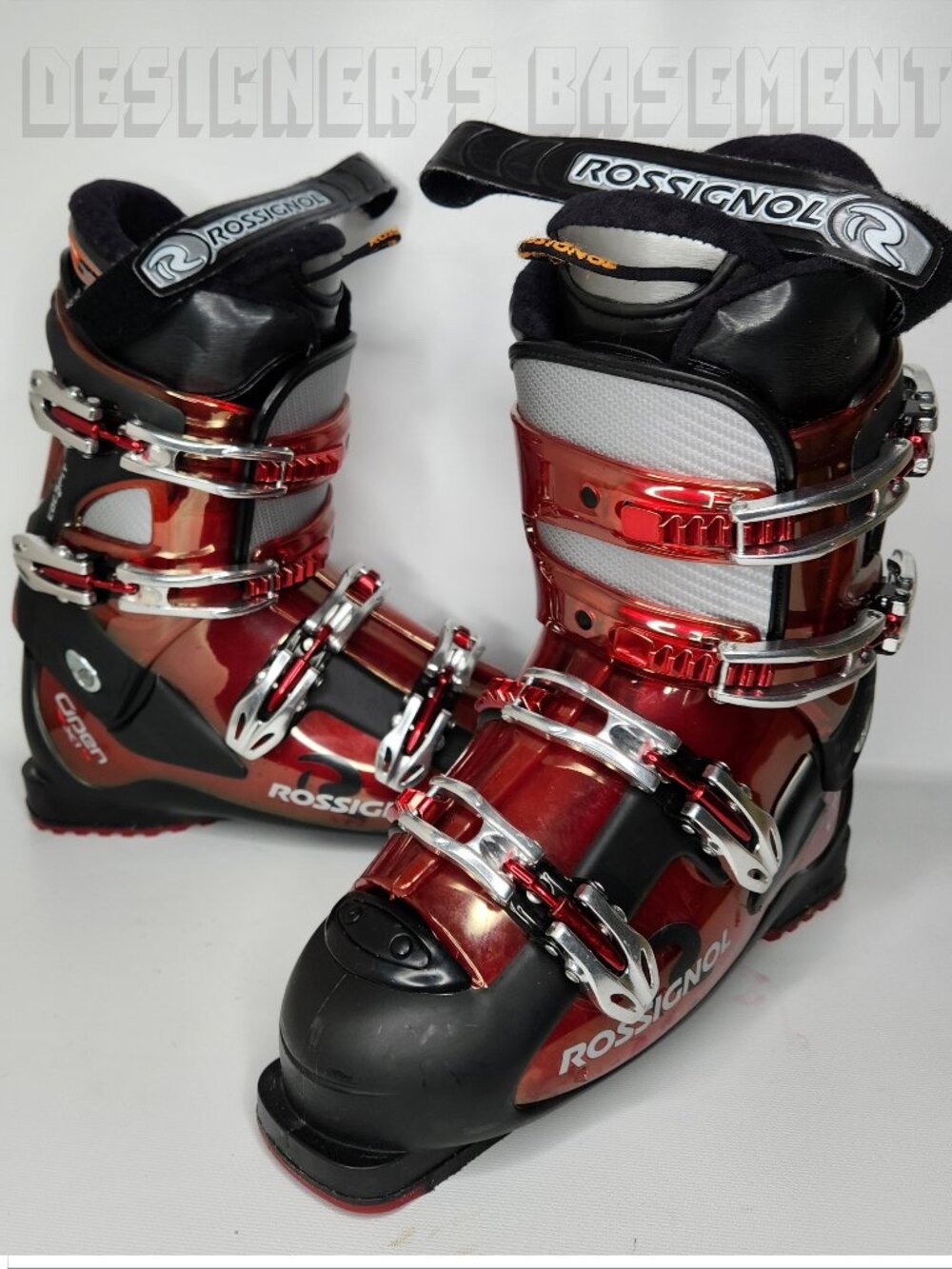 Rossignol men red Cockpit Open X1 Ski Boots - Size 28.5